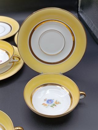Set tazas café porcelana Limoges