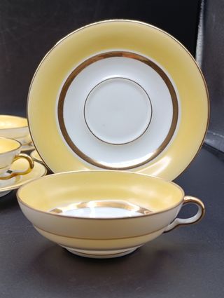 Set tazas café porcelana Limoges