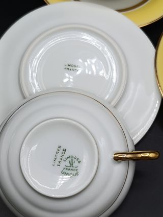 Set tazas café porcelana Limoges