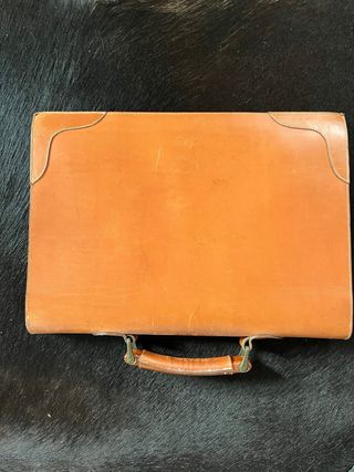 Cartera trabajo piel LC CAMEL