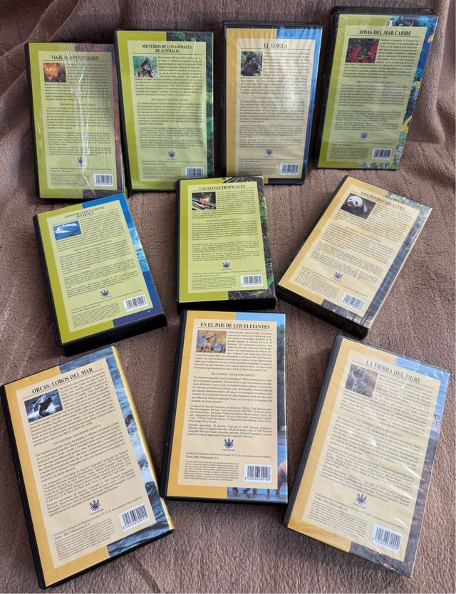 39 Cintas VHS documentales