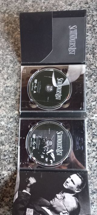 2 dvd Schindler's List