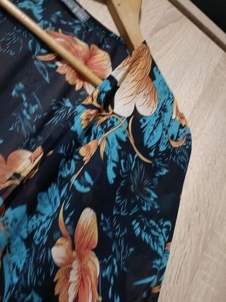 Kimono bolero chaqueta flores japonesa
