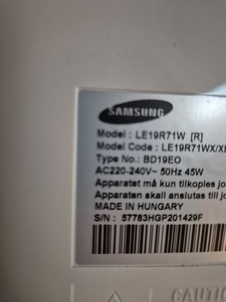 Tv samsung 19 pulgadas