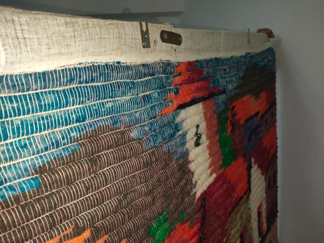 Tapiz peruana de lana