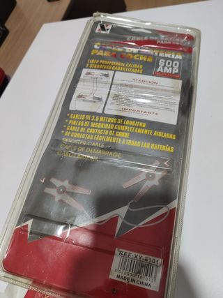 Pinzas para batería de coche 2,5m - 600 amp