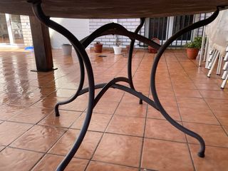 Sillas y mesa terraza