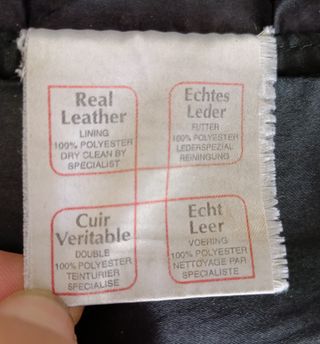 Chaleco vaquero cuero auténtico XL Medidas indicad