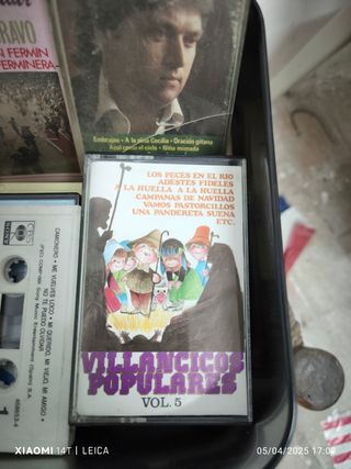 Cintas variadas de casette antiguas