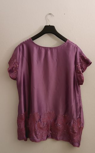 Blusón de fiesta "Talla y Moda". Talla 54.