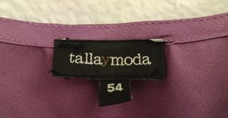 Blusón de fiesta "Talla y Moda". Talla 54.