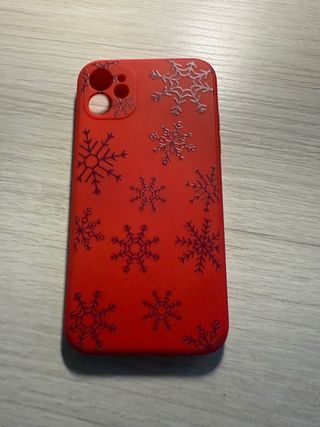 Carcasa Iphone 11 navidad roja