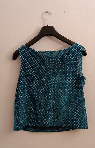 Top de lentejuelas de fiesta (El Corte Inglés)