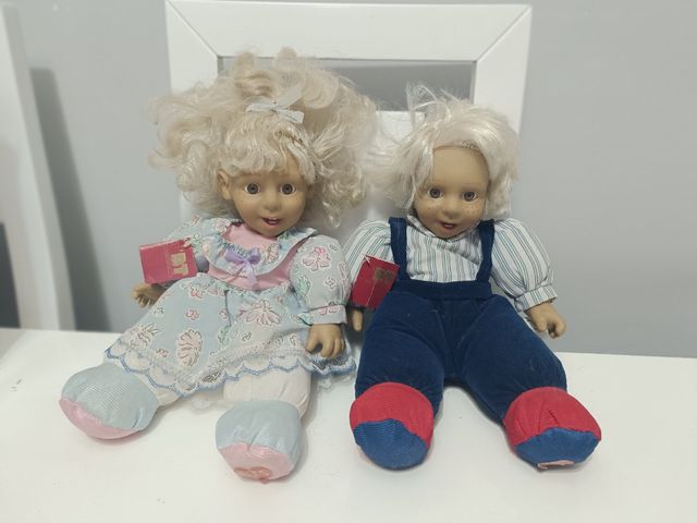 Pareja de Muñecos antiguos boys toys