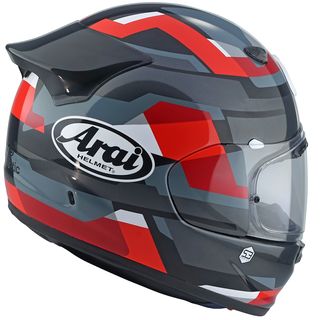 CASCO ARAI QUANTIC ABSTRACT ROJO