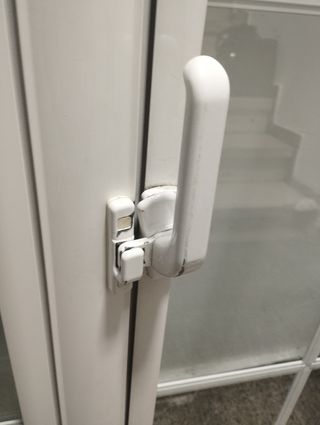 Ventana de aluminio blanco SIN MARCO CLIMALIT