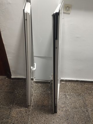 Ventana de aluminio blanco SIN MARCO CLIMALIT
