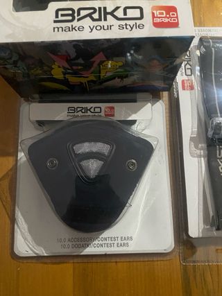 Set maschera conturino e paraorecchie nero