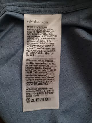 CALVIN KLEIN, SLIM FIT, CAMISA HOMBRE 