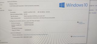 PC Windows 10 Pro, pantalla, teclado y ratón 