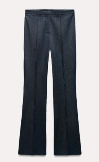 Pantalon flare tiro alto