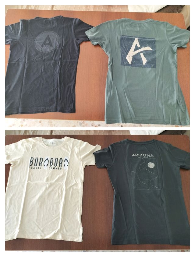 4 Camisetas Álvaro Moreno T:13-14