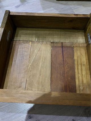 2 Mesitas noche madera MEXICANA