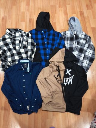 Camisas manga larga niño talla 13 años