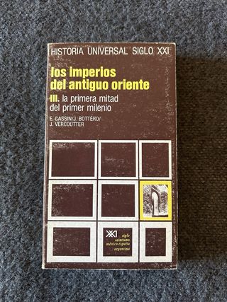 Lote de 3 libros Historia Universal Siglo XXI