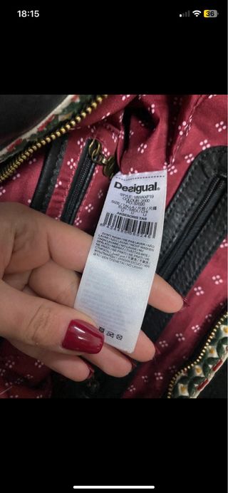 Bolso desigual parches tote