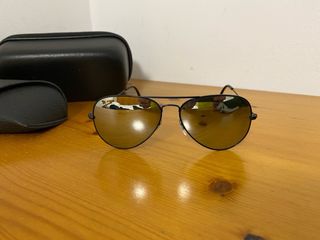Ray ban aviator espejo montura negra
Talla 58 14
