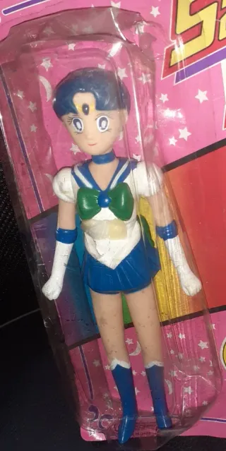 Bambola figure Sailor Mercury vintage doll anni 90
