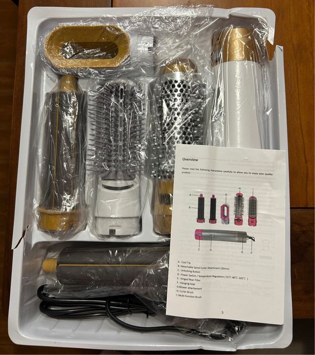 Peine de aire caliente 5 en 1 A estrenar