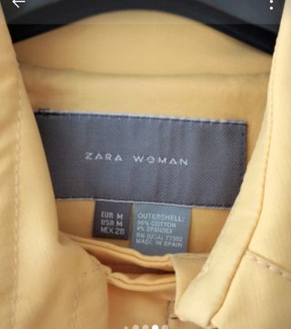Gabardina corta Zara