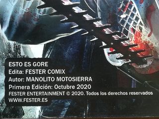 Esto es gore. Fester Comix 2020