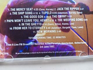 Nick Cave "Live In Paradisio" 1992