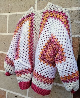 Maglione pullover handmade uncinetto
