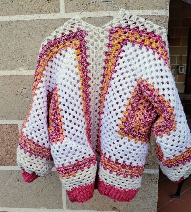 Maglione pullover handmade uncinetto