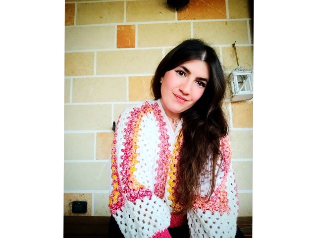 Maglione pullover handmade uncinetto