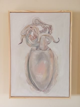 Cuadro oleo díptico Sepias