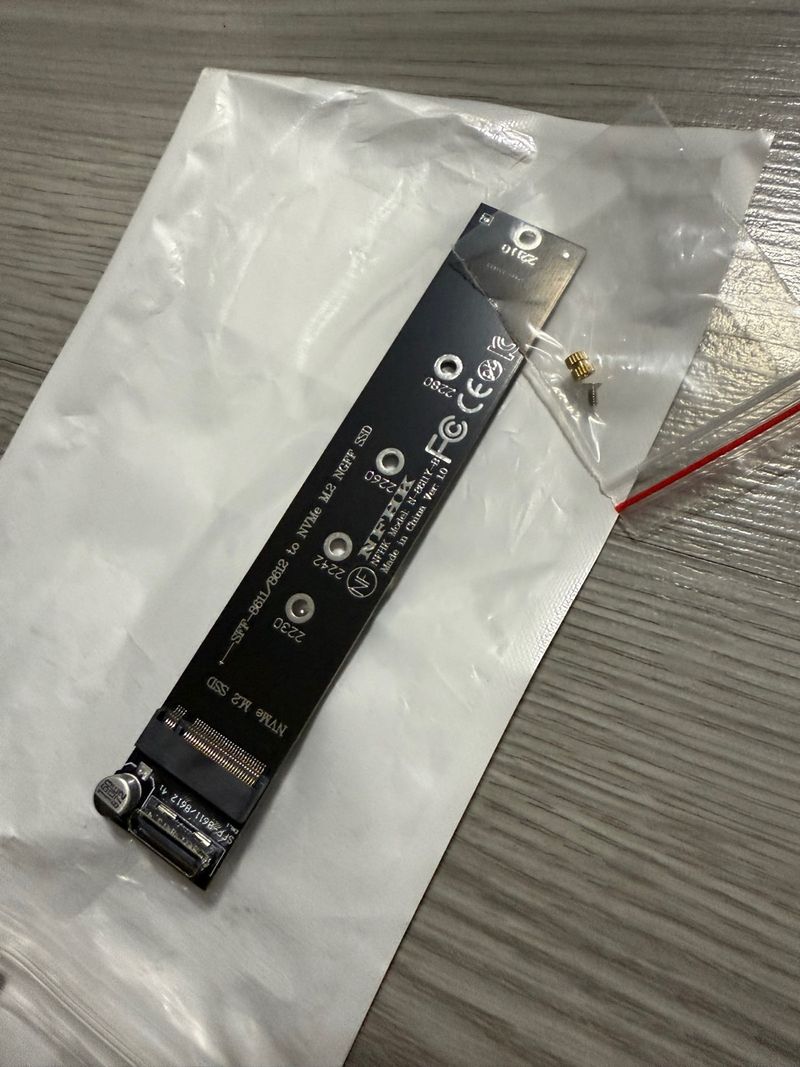 tarjeta adaptadora SFF8611 a NVMe M.2 Ngff