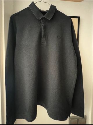 Polo Lacoste talla L color gris