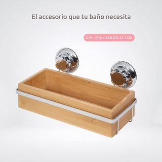 Estantería para el baño Fijación con ventosas 12Kg
