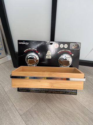 Estantería para el baño Fijación con ventosas 12Kg