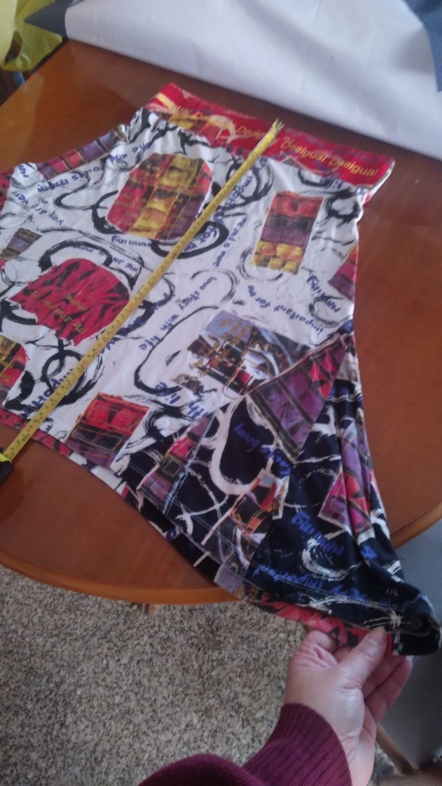 Falda estampada Desigual