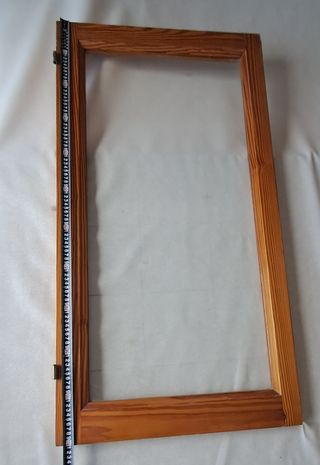 2 HOJAS DE VENTANA CON CRISTALES.    SIN MARCO.