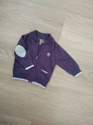 Maglione cotone viola