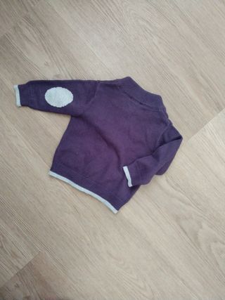 Maglione cotone viola