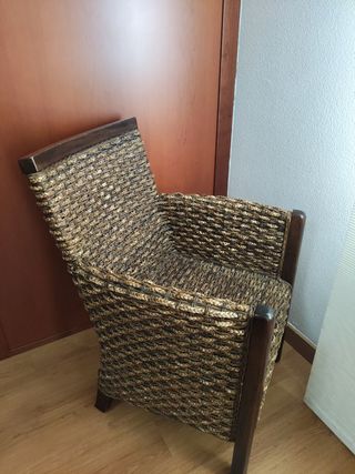 Butaca mimbre 