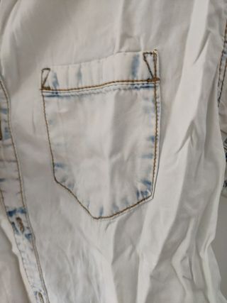 Camisa vaquera pull and bear hombre deni